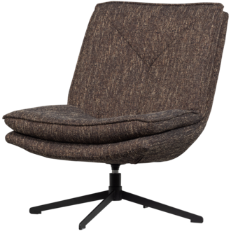 WOOOD Milaro Draaifauteuil Bruin Melange