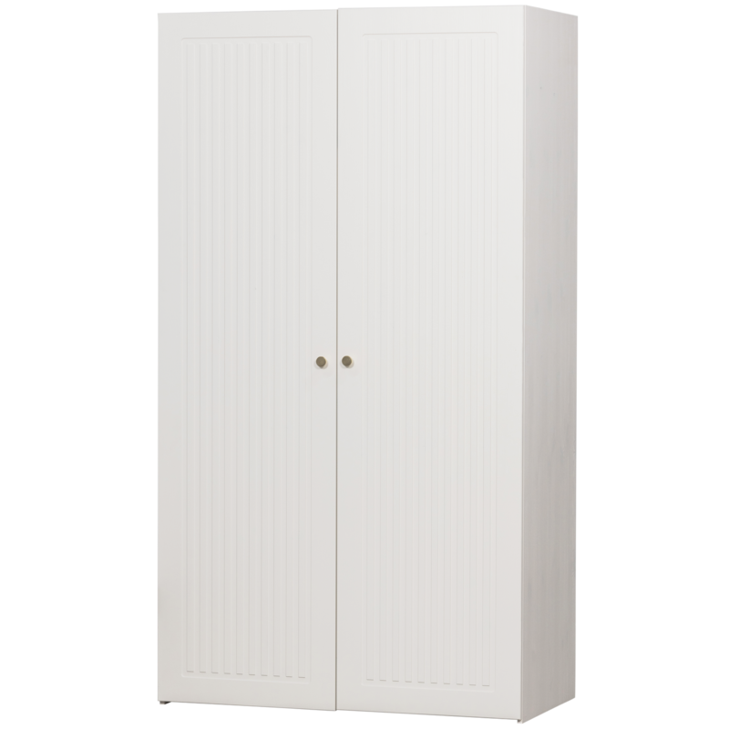 WOOOD-collectie Sipke Garderobekast Grenen Wit [Fsc]