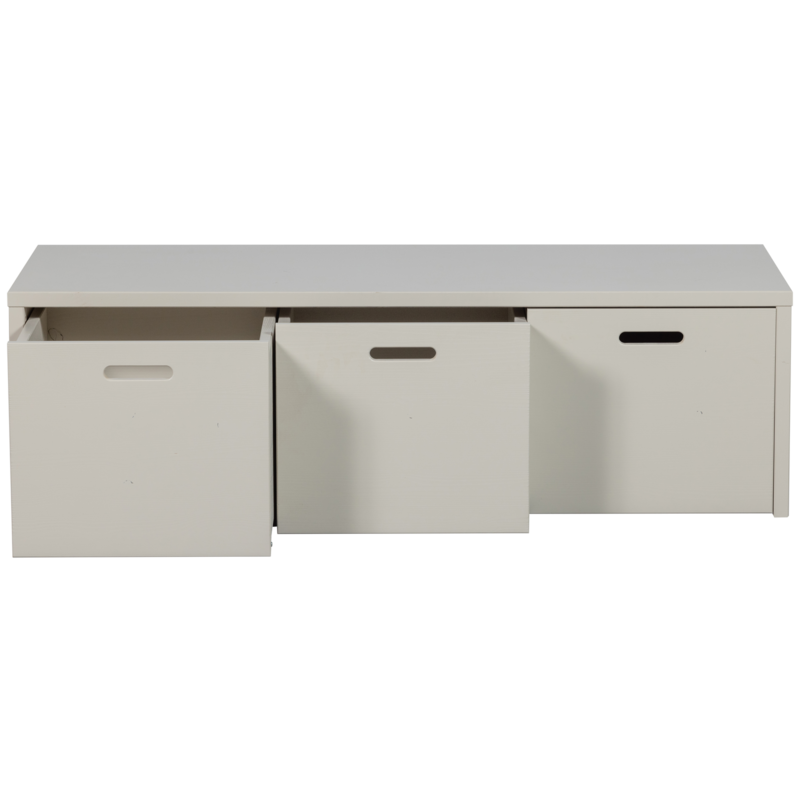 WOOOD-collectie Silke Kistbank Met Lades Grenen Dust [Fsc]