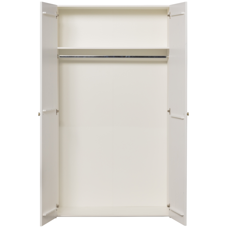 WOOOD-collectie Sipke Garderobekast Grenen Wit [Fsc]