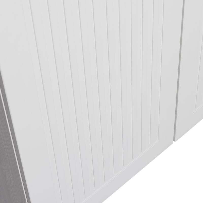 WOOOD-collectie Sipke Garderobekast Grenen Wit [Fsc]