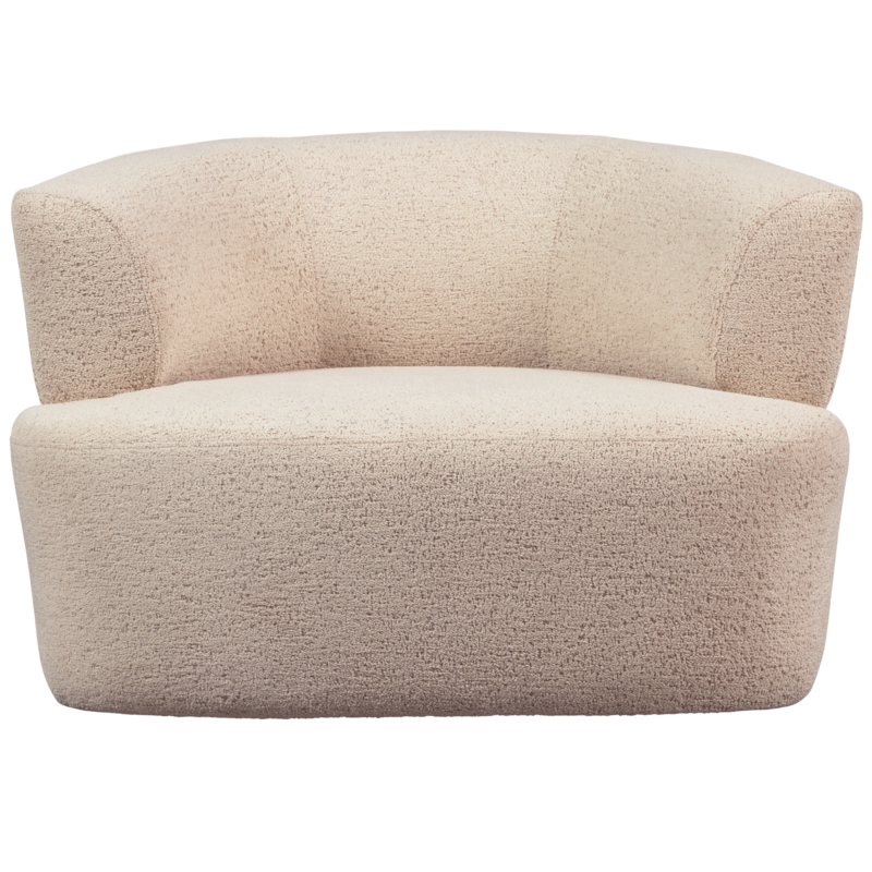 WOOOD-collectie Boris Fauteuil Boucle Warm Zand