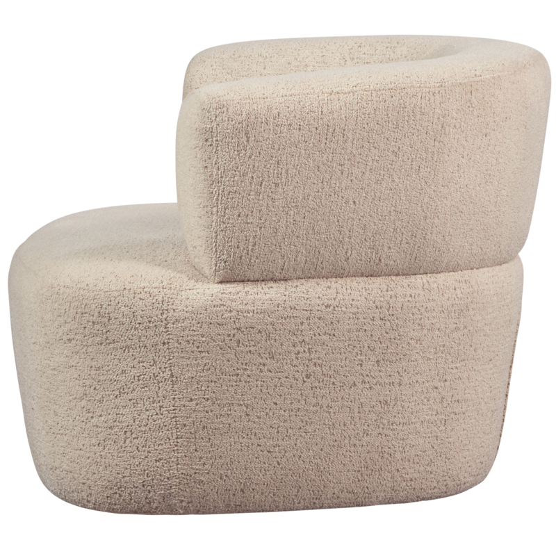 WOOOD-collectie Boris Fauteuil Boucle Warm Zand