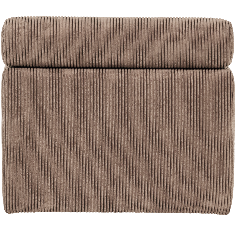 WOOOD-collectie Novi 1-Zits Element Ribstof Taupe