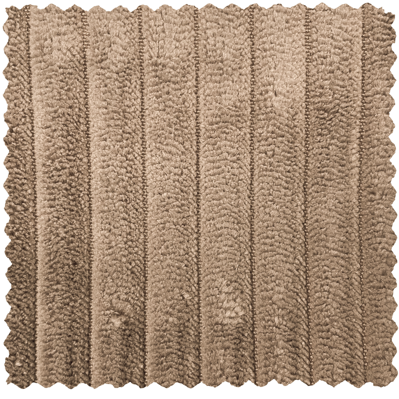 WOOOD-collectie Novi 1-Zits Element Ribstof Taupe