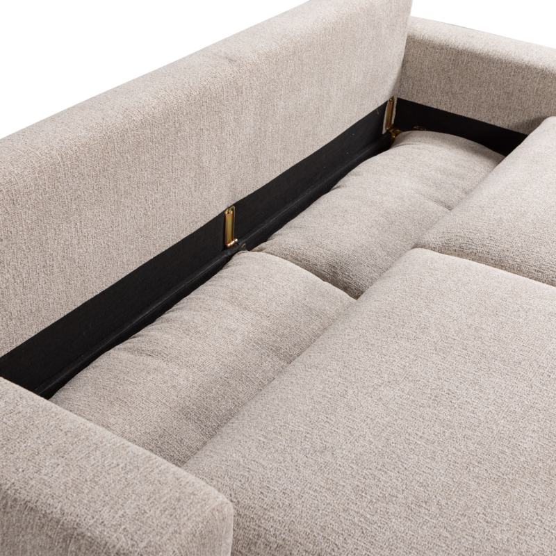 vtwonen-collectie Night & Day 3-Zits Slaapbank Naturel Melange