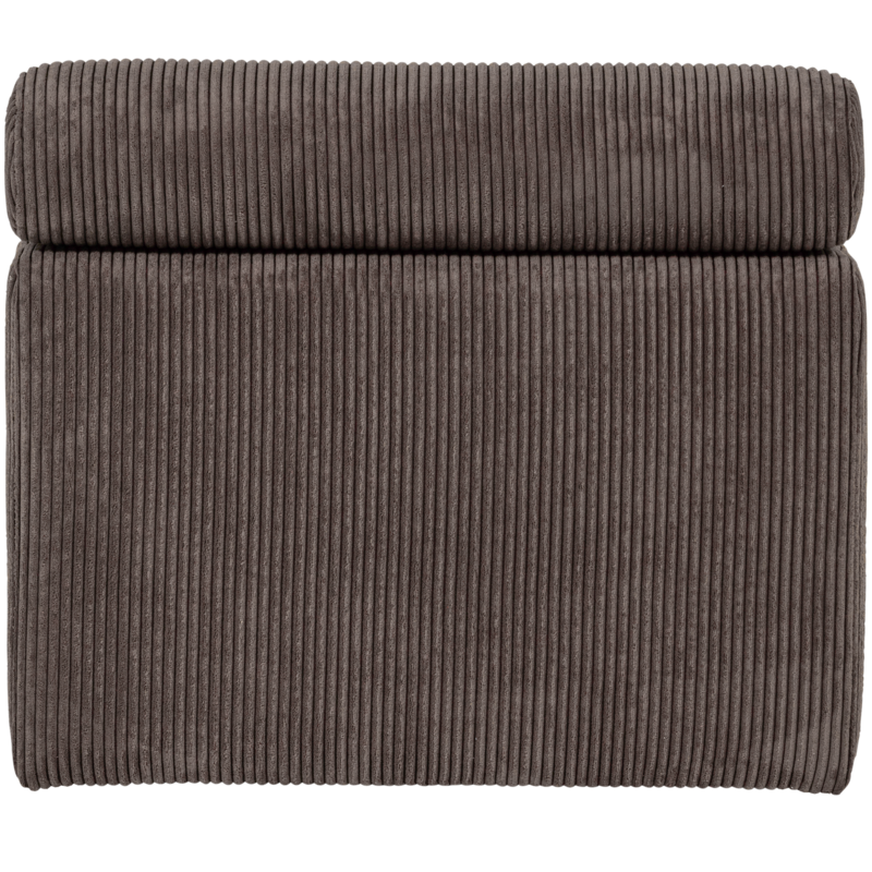 WOOOD-collectie Novi 1-Zits Element Ribstof Grijsbruin