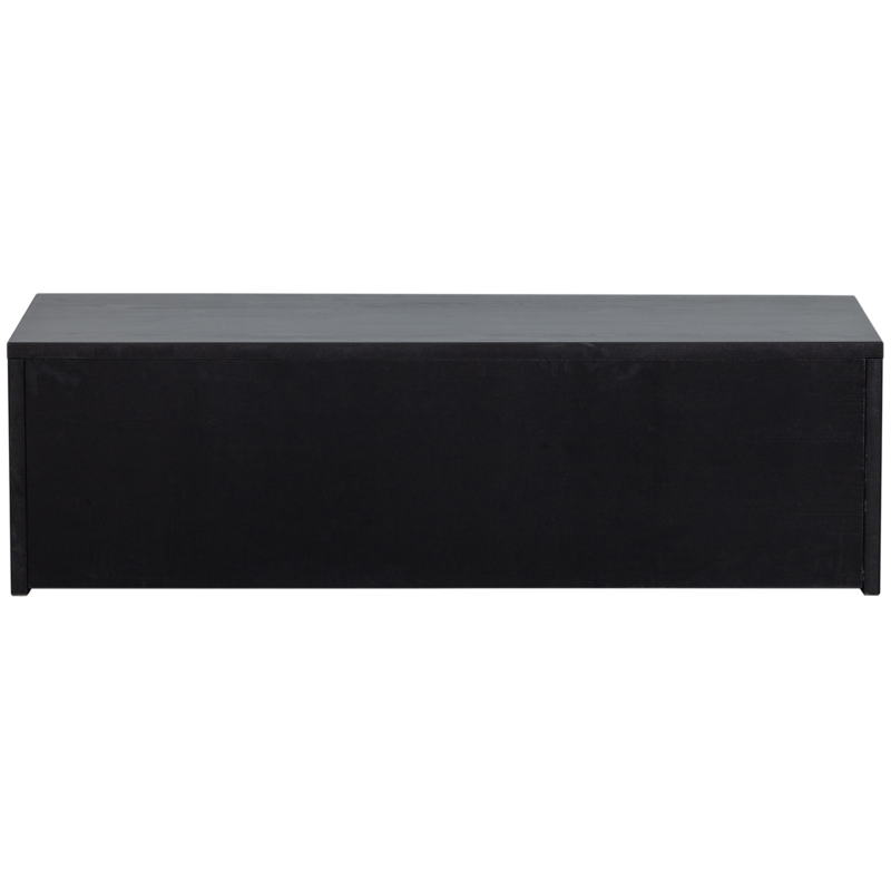 WOOOD-collectie Silke Kistbank Met Lades Grenen Diepzwart [Fsc]