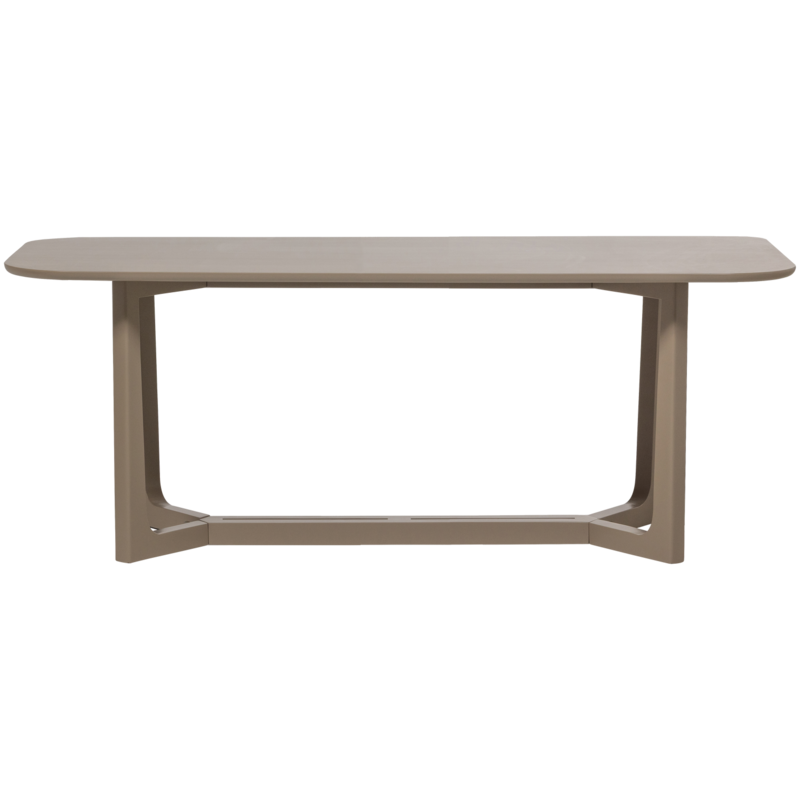 WOOOD-collectie Ferion Eettafel Mango Hout Mud 180X90Cm
