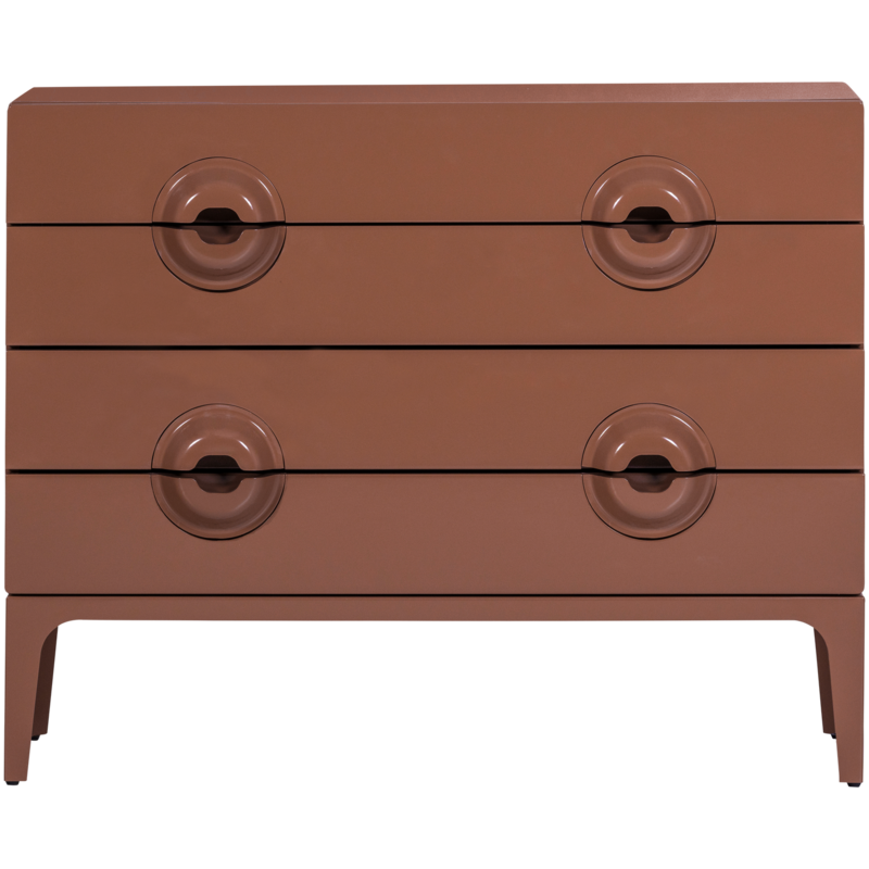 WOOOD-collectie Merge Ladekast/Commode Oudroze