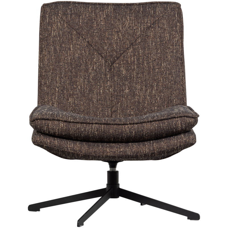 WOOOD-collectie Milaro Draaifauteuil Bruin Melange