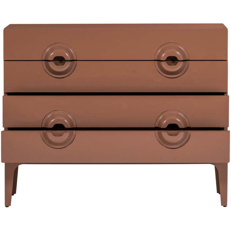 WOOOD-collectie Merge Ladekast/Commode Oudroze