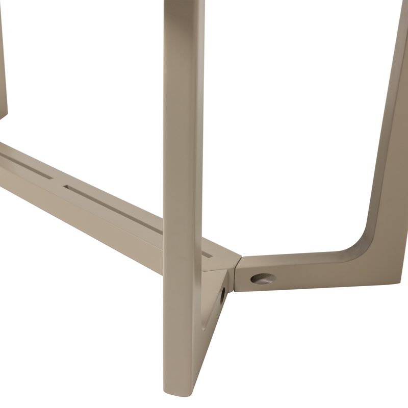 WOOOD-collectie Ferion Eettafel Mango Hout Mud 180X90Cm