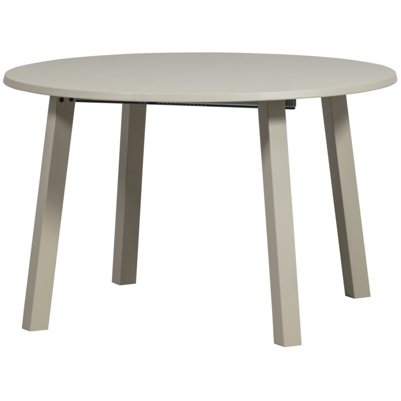 WOOOD-collectie Janne Uitschuifbare Eettafel Rond Eiken Dakargrau [Fsc]