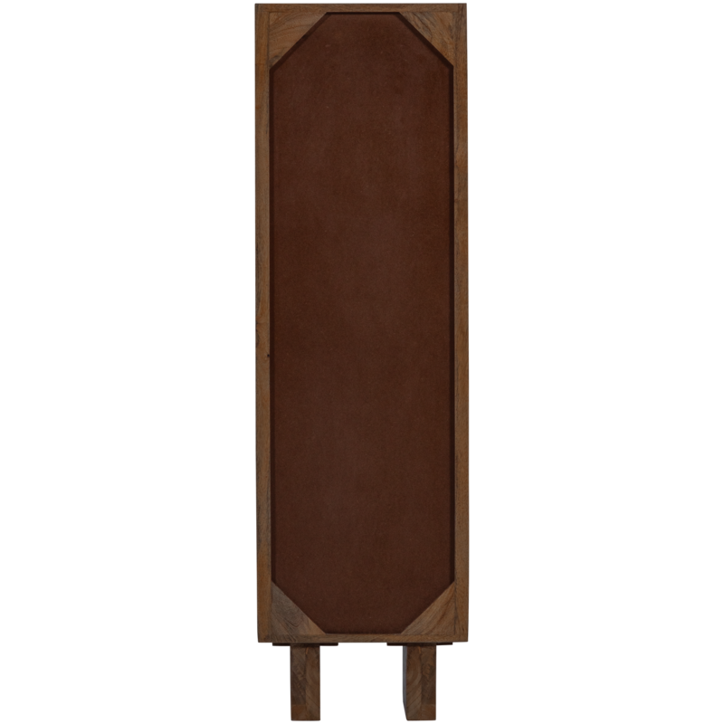 WOOOD-collectie Kella 1-Deurs Kast Mango Hout Bruin