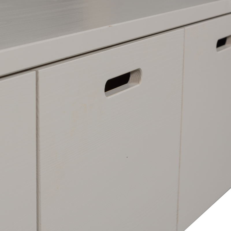 WOOOD-collectie Silke Kistbank Met Lades Grenen Dust [Fsc]