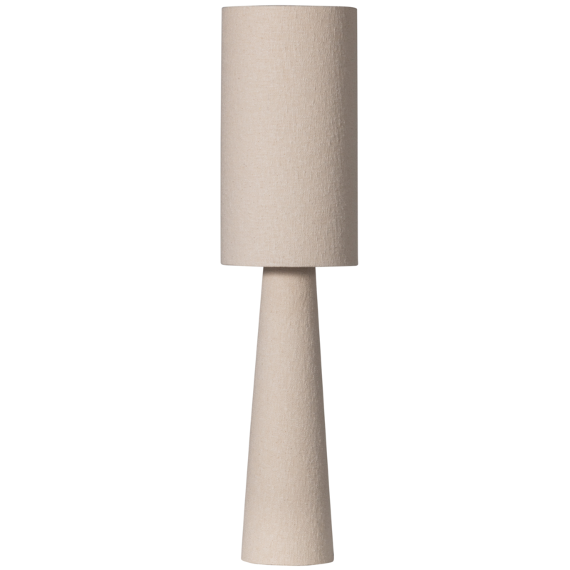 WOOOD-collectie Loft Tafellamp Metaal/Boucle Naturel 90Xo22 Cm