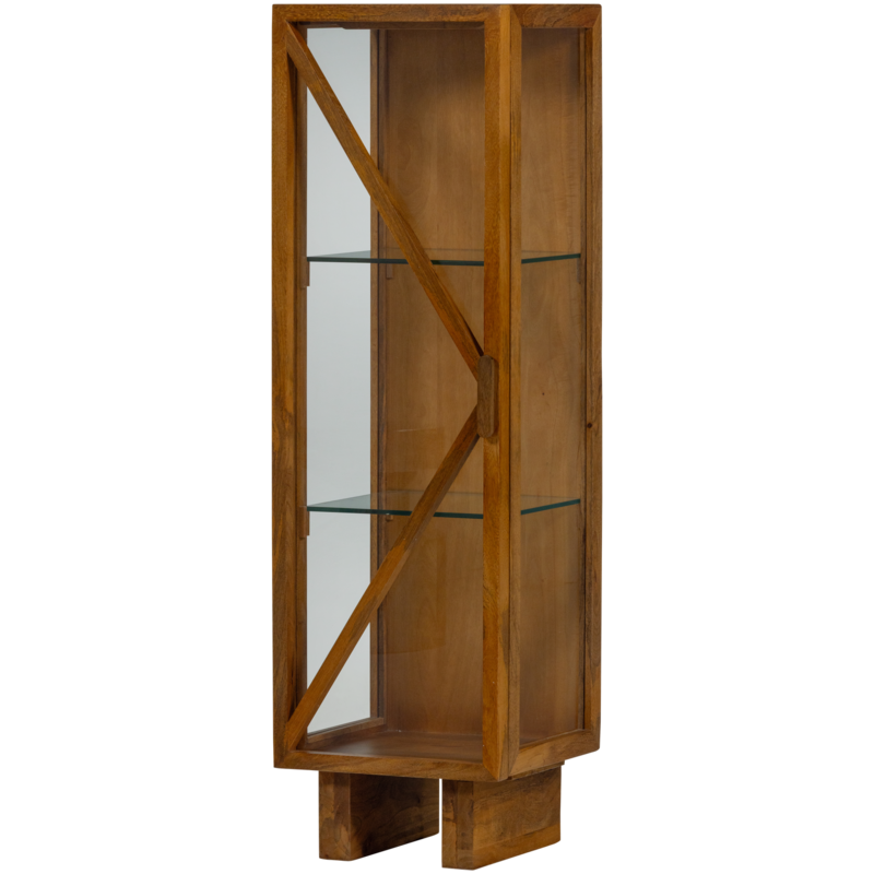 WOOOD-collectie Kella 1-Deurs Kast Mango Hout Naturel
