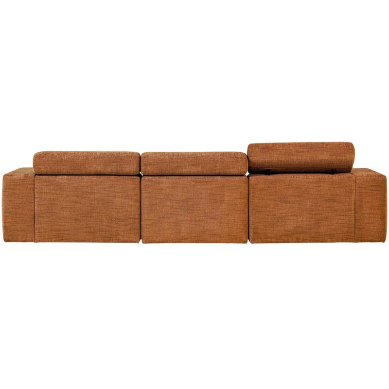 WOOOD-collectie Novi Chaise Longue Bank Rechts Oranje Melange
