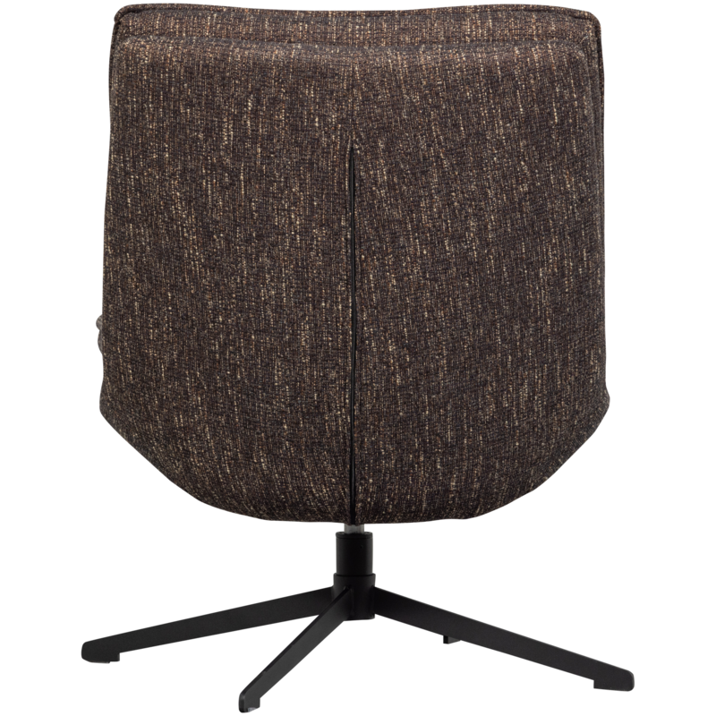 WOOOD-collectie Milaro Draaifauteuil Bruin Melange