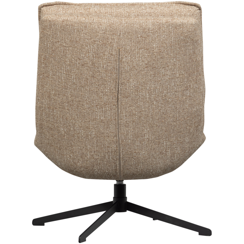 WOOOD-collectie Milaro Draaifauteuil Naturel Melange