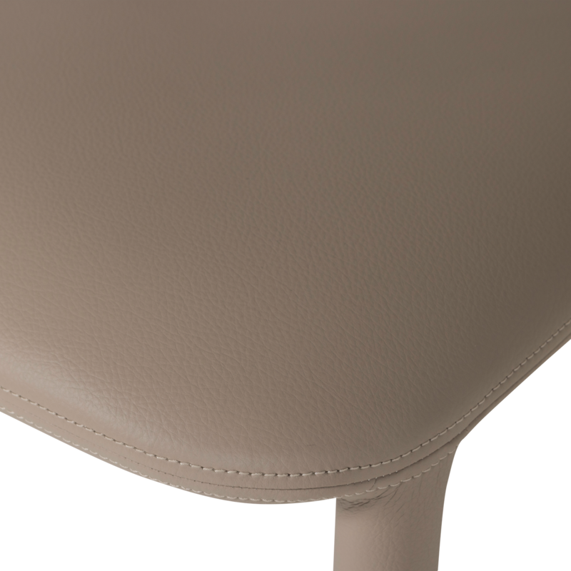 WOOOD-collectie Noble Eetkamerstoel Leerlook Beige
