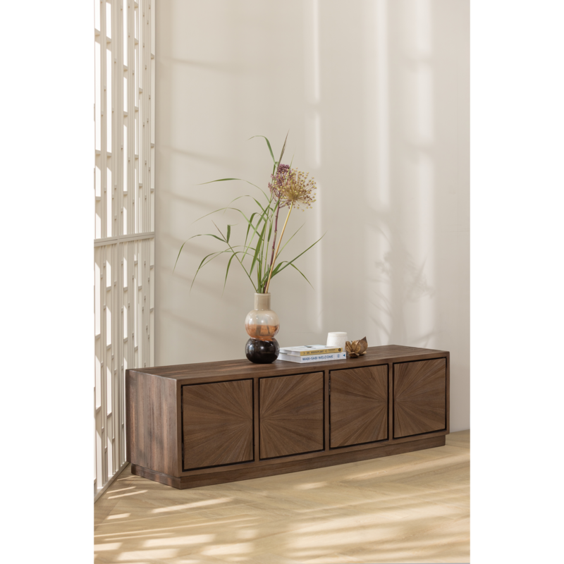 WOOOD-collectie Sun Tv Meubel Recycled Teak Bruin