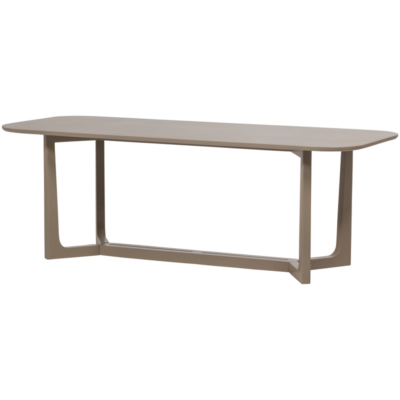 WOOOD-collectie Ferion Eettafel Mango Hout Mud 240X90Cm