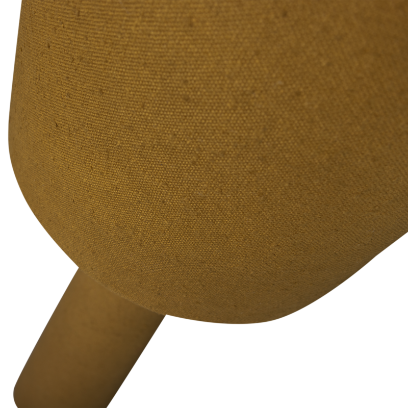 WOOOD-collectie Loft Vloerlamp Xl Metaal/Boucle Tapenade 187Xo35Cm