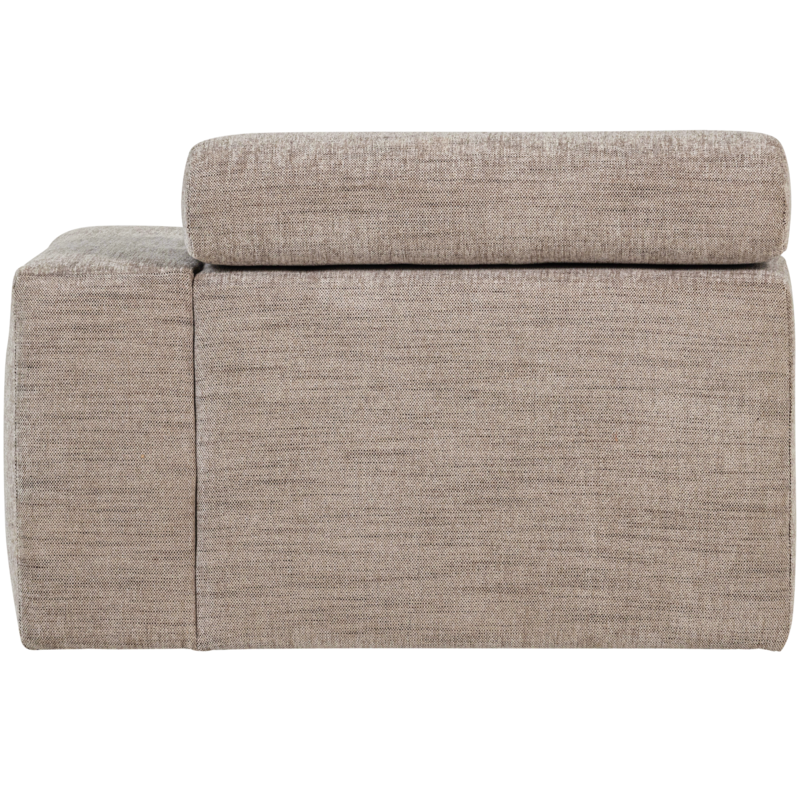 WOOOD-collectie Novi 1-Zits Element Arm Rechts Naturel Melange