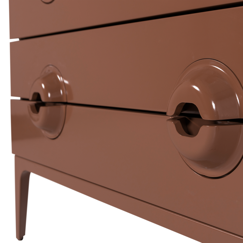WOOOD-collectie Merge Ladekast/Commode Oudroze