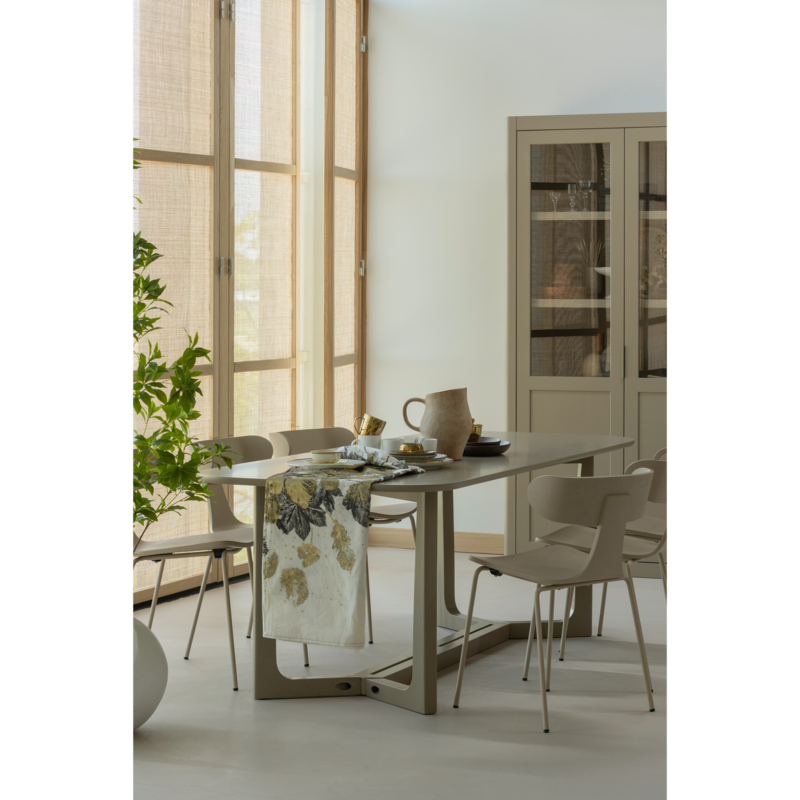 WOOOD-collectie Ferion Eettafel Mango Hout Mud 240X90Cm