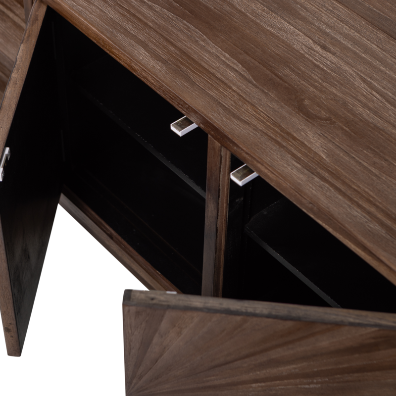 WOOOD-collectie Sun Tv Meubel Recycled Teak Bruin