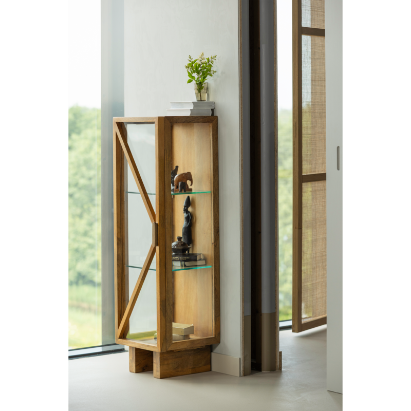 WOOOD-collectie Kella 1-Deurs Kast Mango Hout Naturel