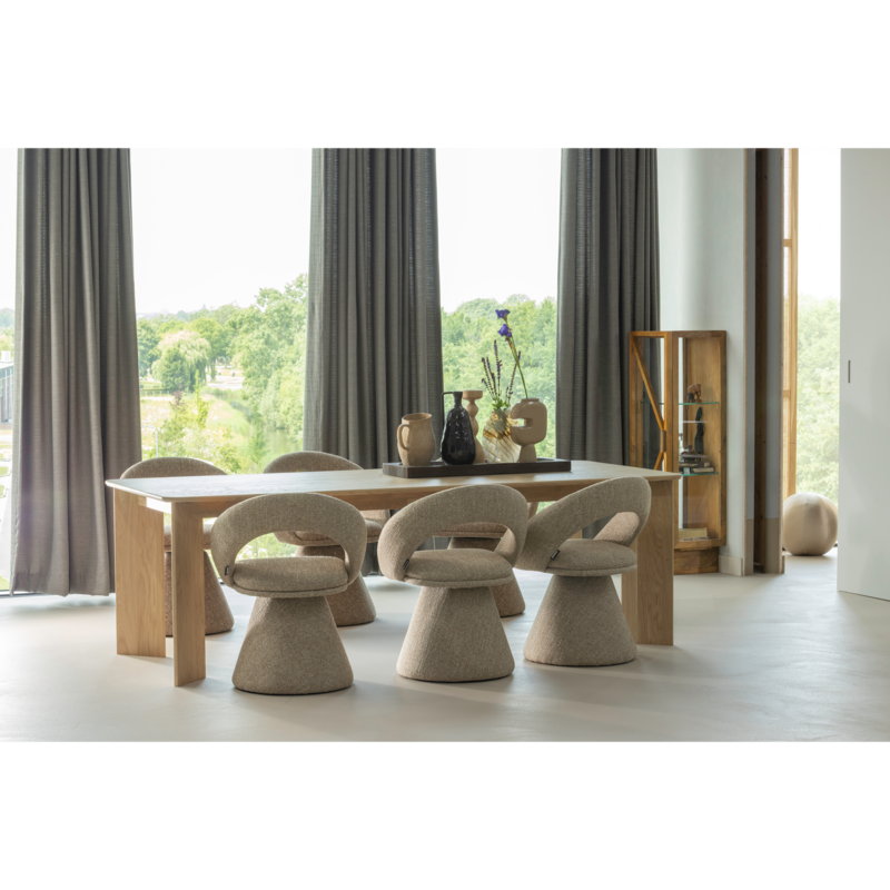 WOOOD-collectie Kella 1-Deurs Kast Mango Hout Naturel