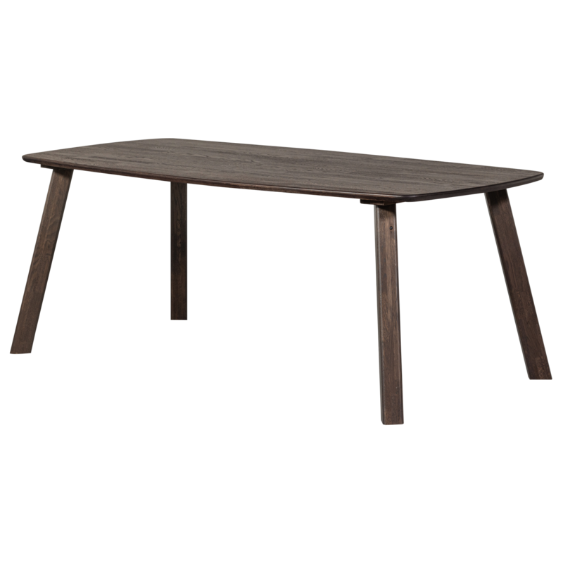 WOOOD-collectie Tablo Eettafel Deens Ovaal Vl 180X100 Cm Mystic Brown [Fsc]