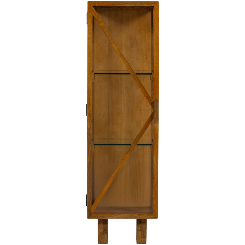 WOOOD-collectie Kella 1-Deurs Kast Mango Hout Naturel