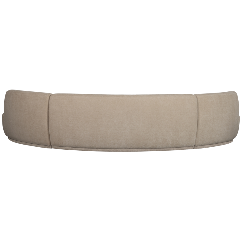WOOOD-collectie Batavier Half Ronde Bank Naturel
