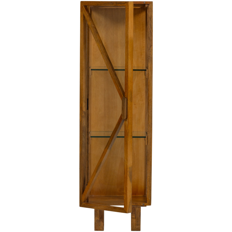 WOOOD-collectie Kella 1-Deurs Kast Mango Hout Naturel