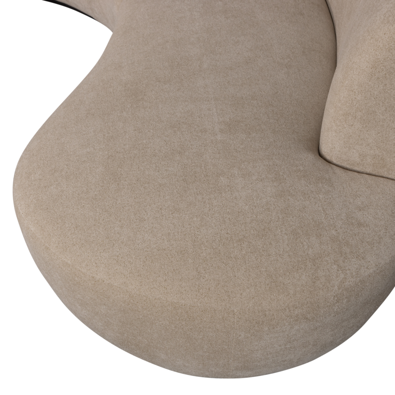 WOOOD-collectie Batavier Half Ronde Bank Naturel