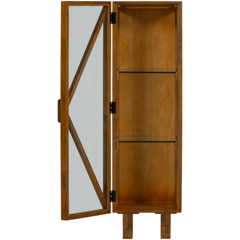 WOOOD-collectie Kella 1-Deurs Kast Mango Hout Naturel