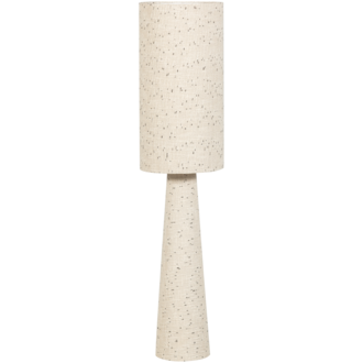 WOOOD Loft Vloerlamp Metaal/Boucle Naturel Met Stippen 130Xo30Cm