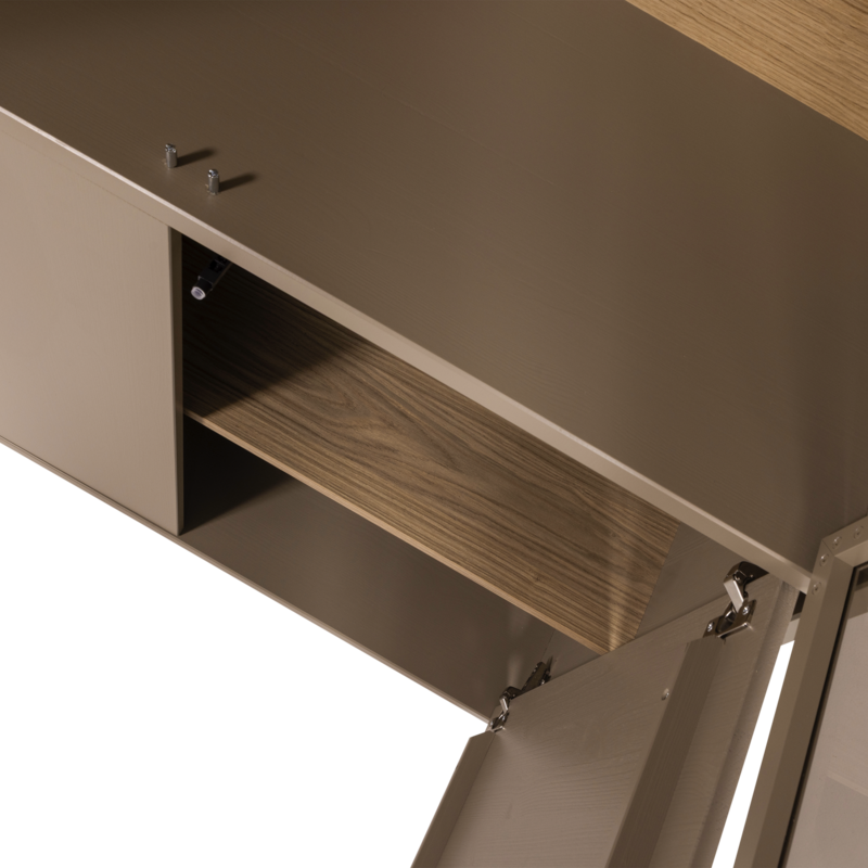 WOOOD-collectie Casa Buffetkast Grenen Mud [Fsc]