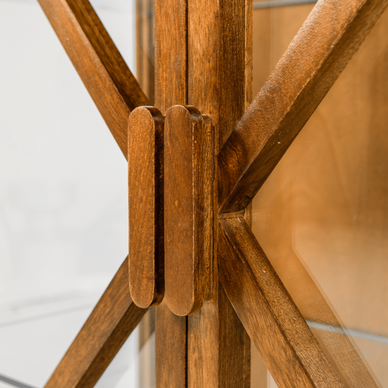 WOOOD-collectie Kella 2-Deurs Kast Mango Hout Naturel