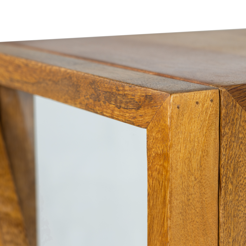 WOOOD-collectie Kella 1-Deurs Kast Mango Hout Naturel