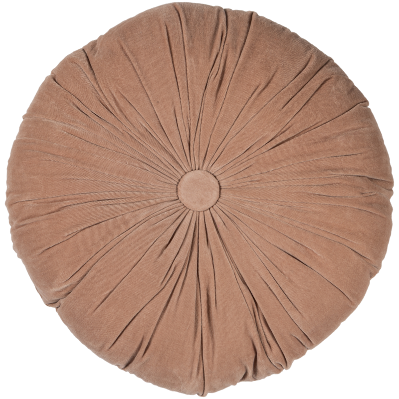 WOOOD-collectie FEIS KUSSENS VELVET ROZE/NATUREL - SET VAN 3 - Copy