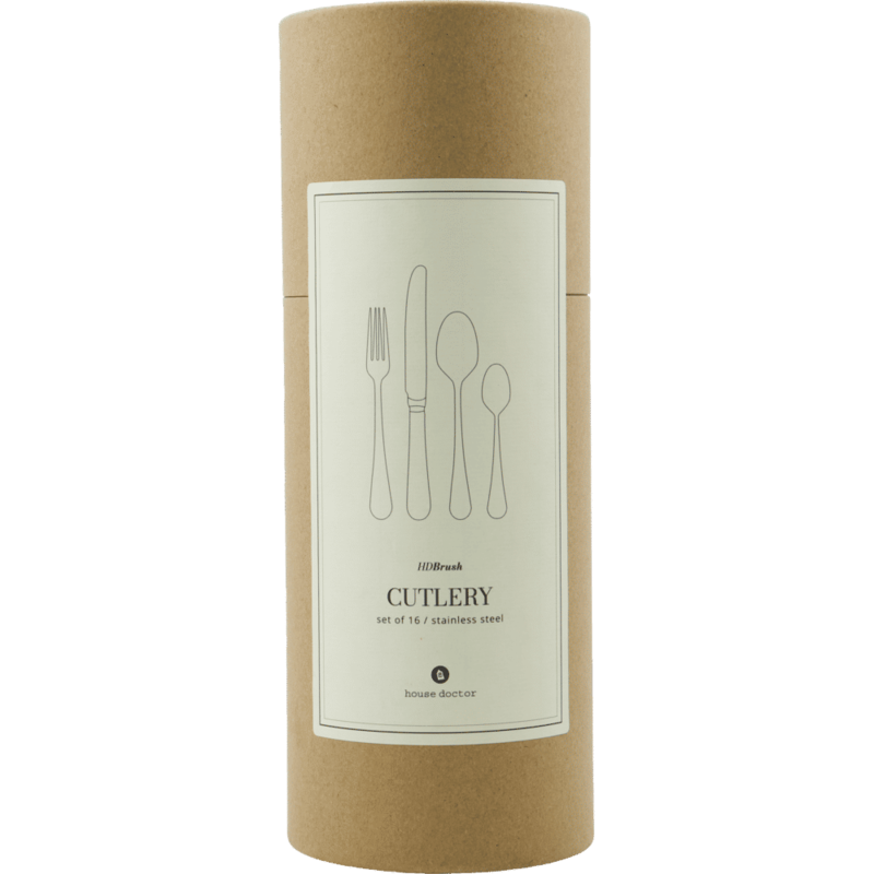 House Doctor-collectie Cutlery set Mora Silver finish