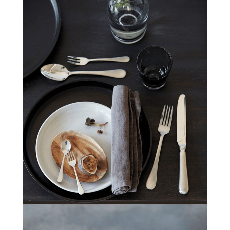 House Doctor-collectie Cutlery set Mora Silver finish