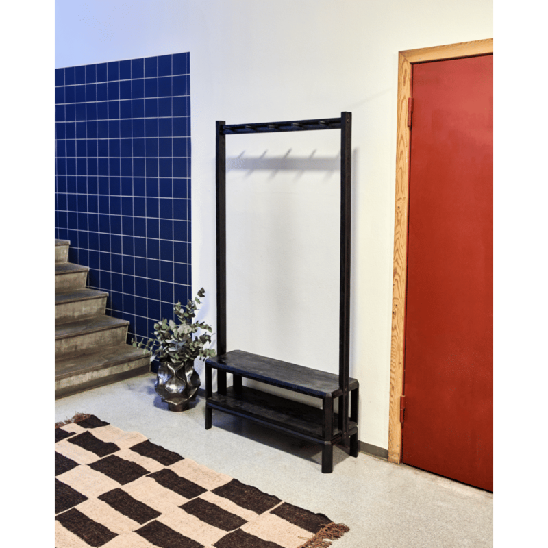House Doctor-collectie Coat rack Mono Black