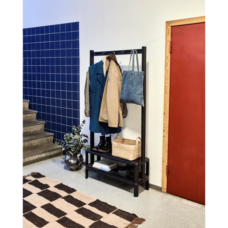 House Doctor-collectie Kapstok Mono Zwart